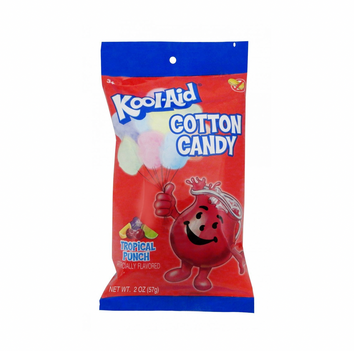 Kool Aid Tropical Punch Cotton Candy Peg Bag 56g Sugar Box