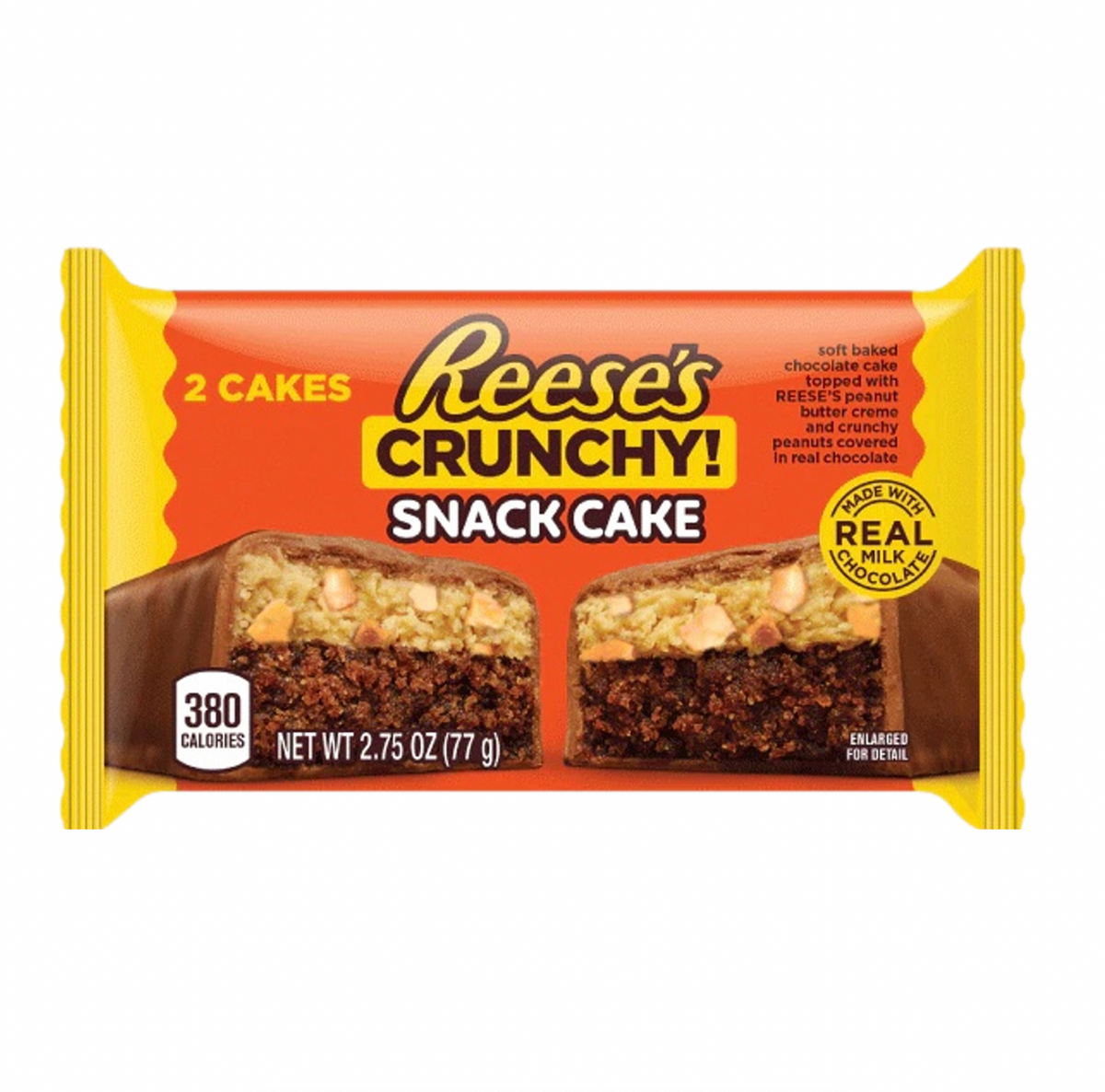 Reese's Crunchy Snack Cake 77g | Sugar Box