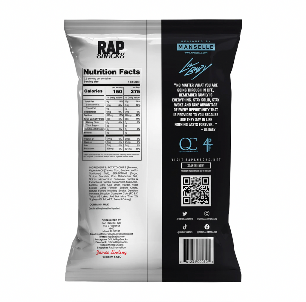 Rap Snacks Lil Baby All In HOT 71g - Sugar Box