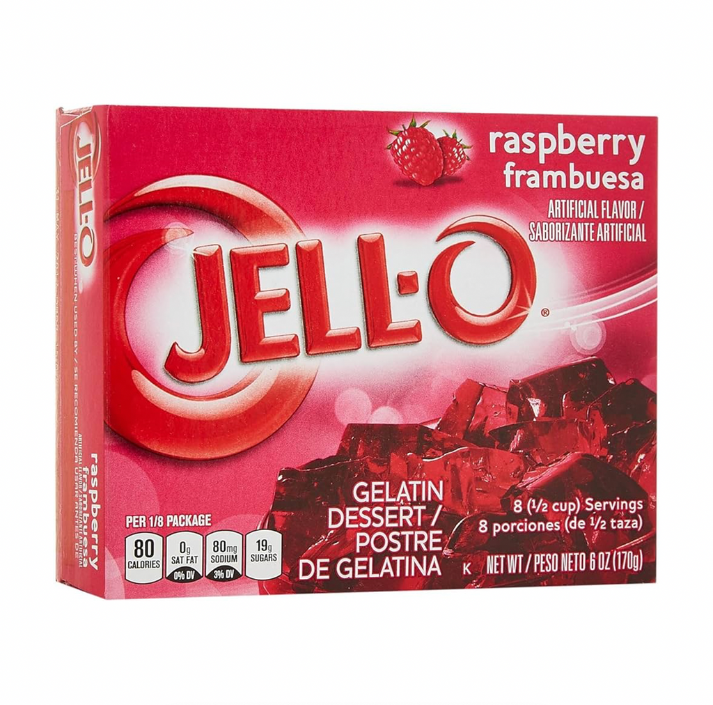 Jell-O Raspberry 85g - Sugar Box