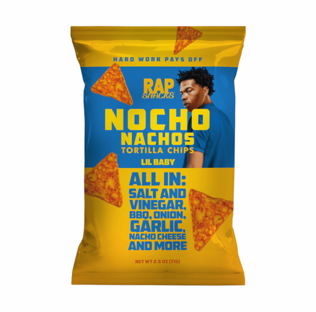 Rap Snacks Lil Baby All In Nocho Nachos 71g - Sugar Box