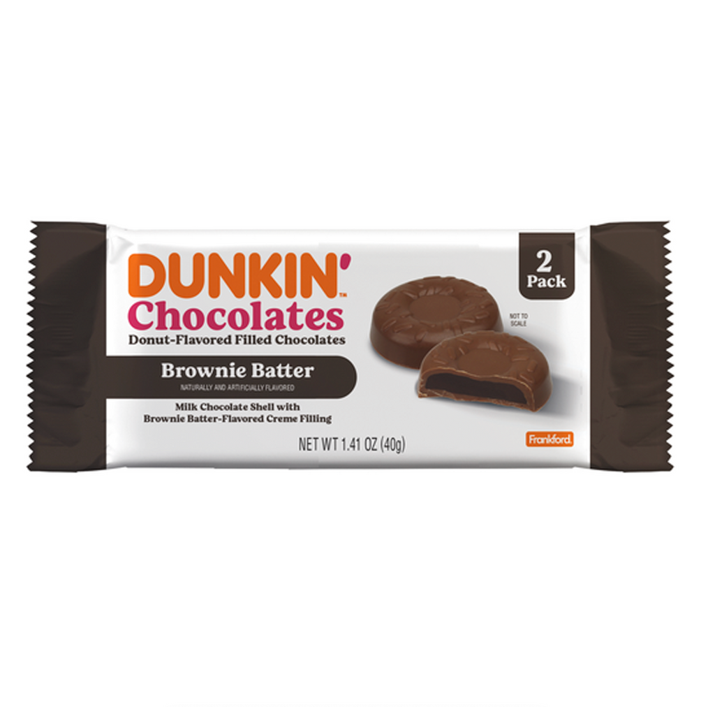 Dunkin Brownie Batter Donut Flavoured Chocolate 2 pack 40g - Sugar Box
