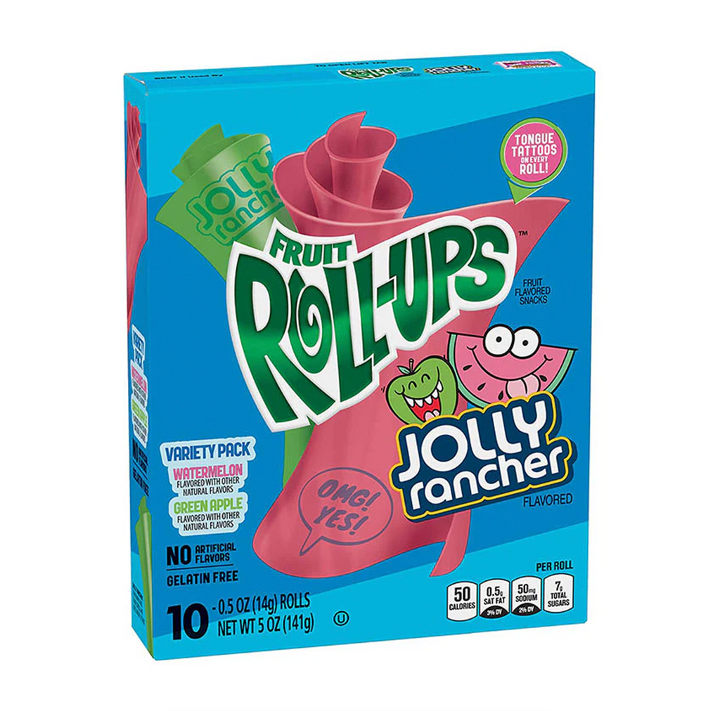 Fruit Roll-ups Jolly Rancher 141g - Sugar Box