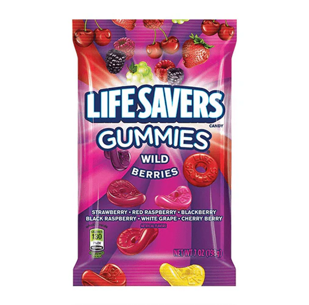 Lifesavers Gummies Wild Berries 198g - Sugar Box