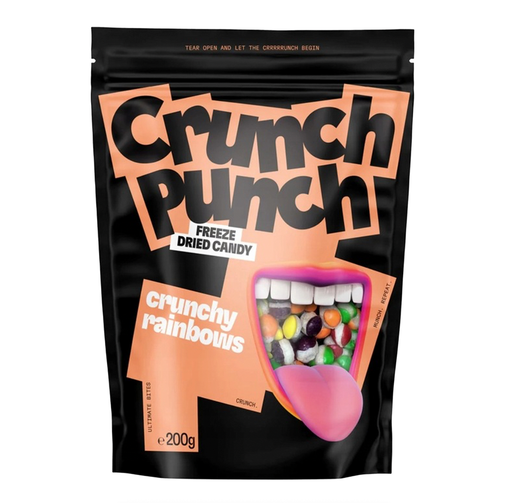 Crunch Punch Freeze Dried Crunchy Rainbows 200g - Sugar Box