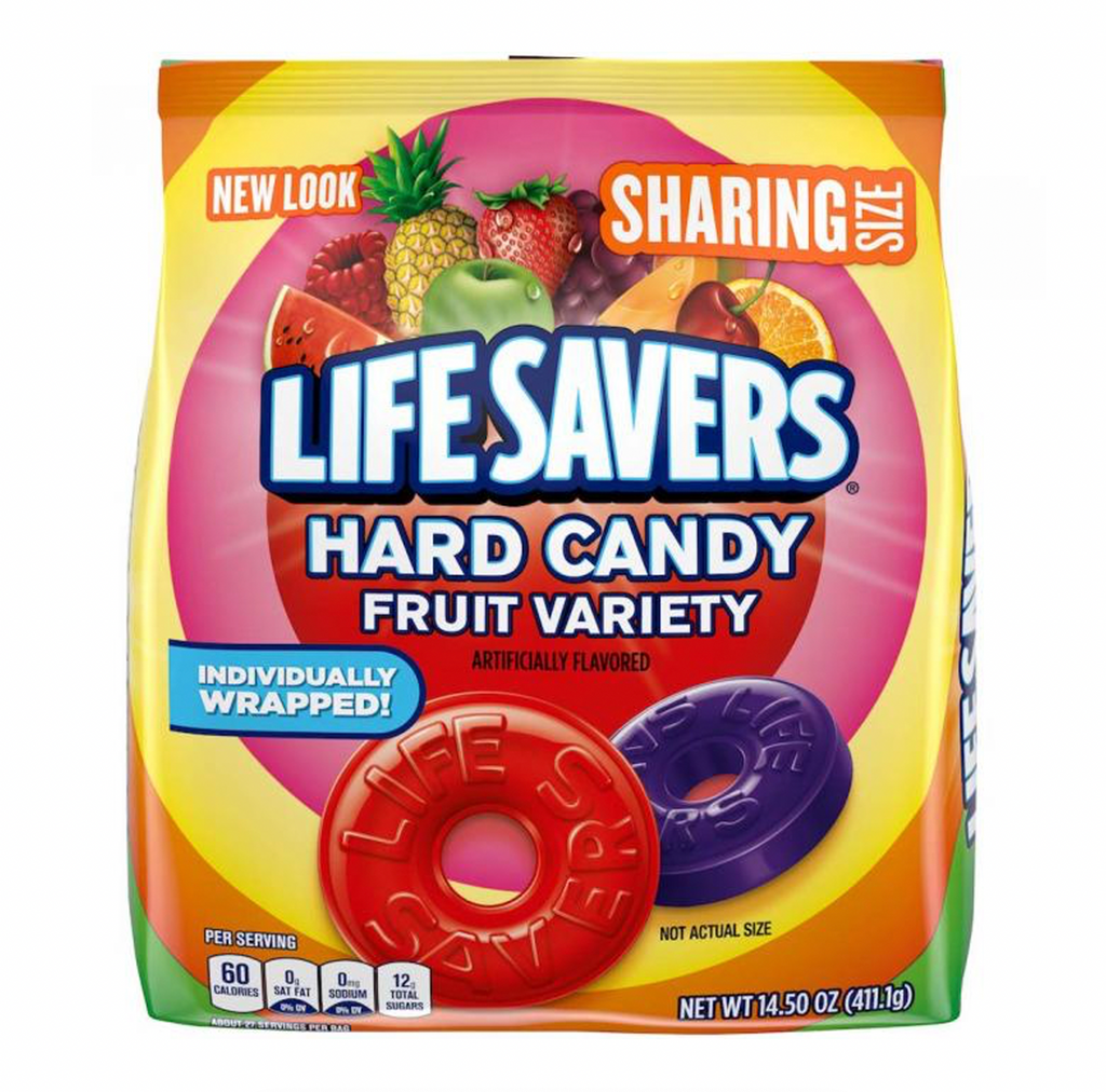 Lifesavers Hard Candy Fruit Variety Sharing Size 411g - Sugar Box