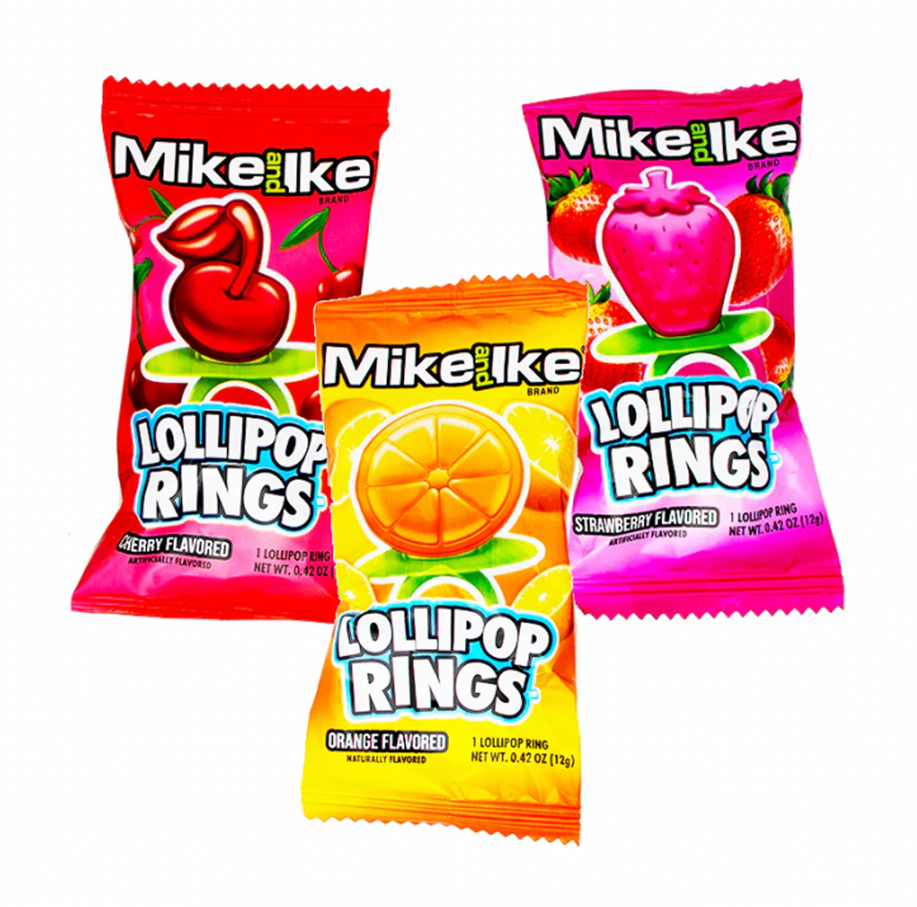 Mike and Ike Lollipop Ring 12g - Sugar Box