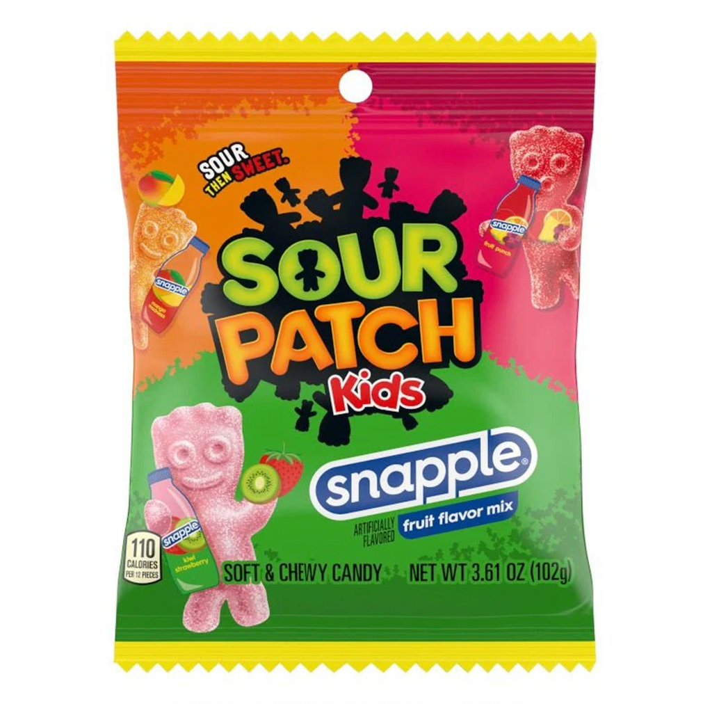 Sour Patch Kids Snapple Peg Bag 102g - Sugar Box