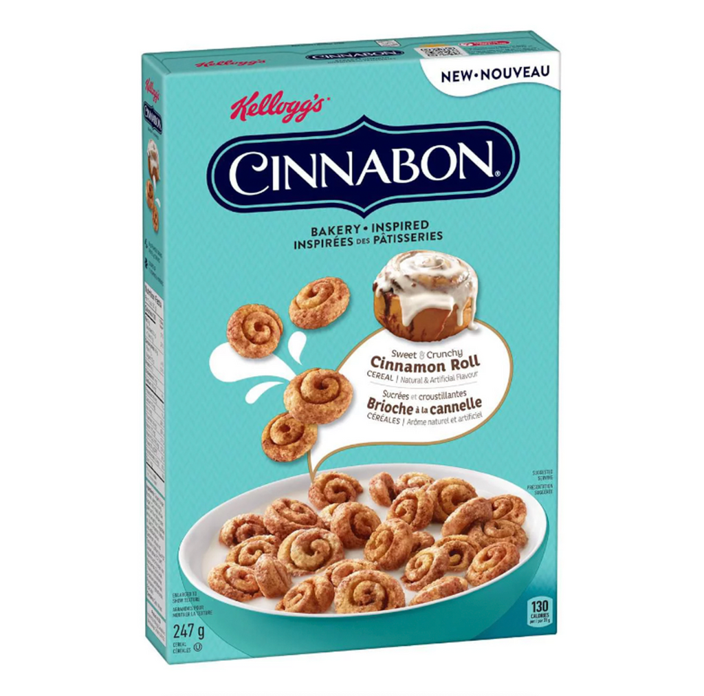 Cinnabon Cinnamon Rolls Cereal 247g - Sugar Box