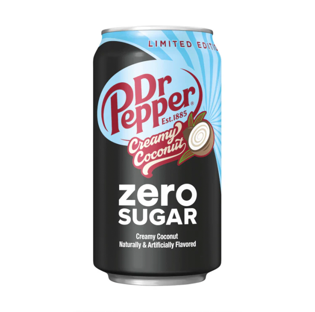 Dr Pepper Creamy Coconut Zero Sugar 355ml - Sugar Box