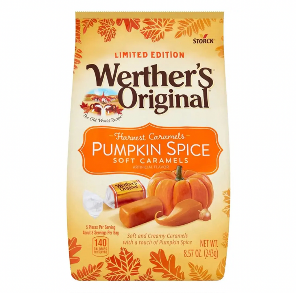 Werther's Original Pumpkin Spice Soft Caramels 243g - Sugar Box