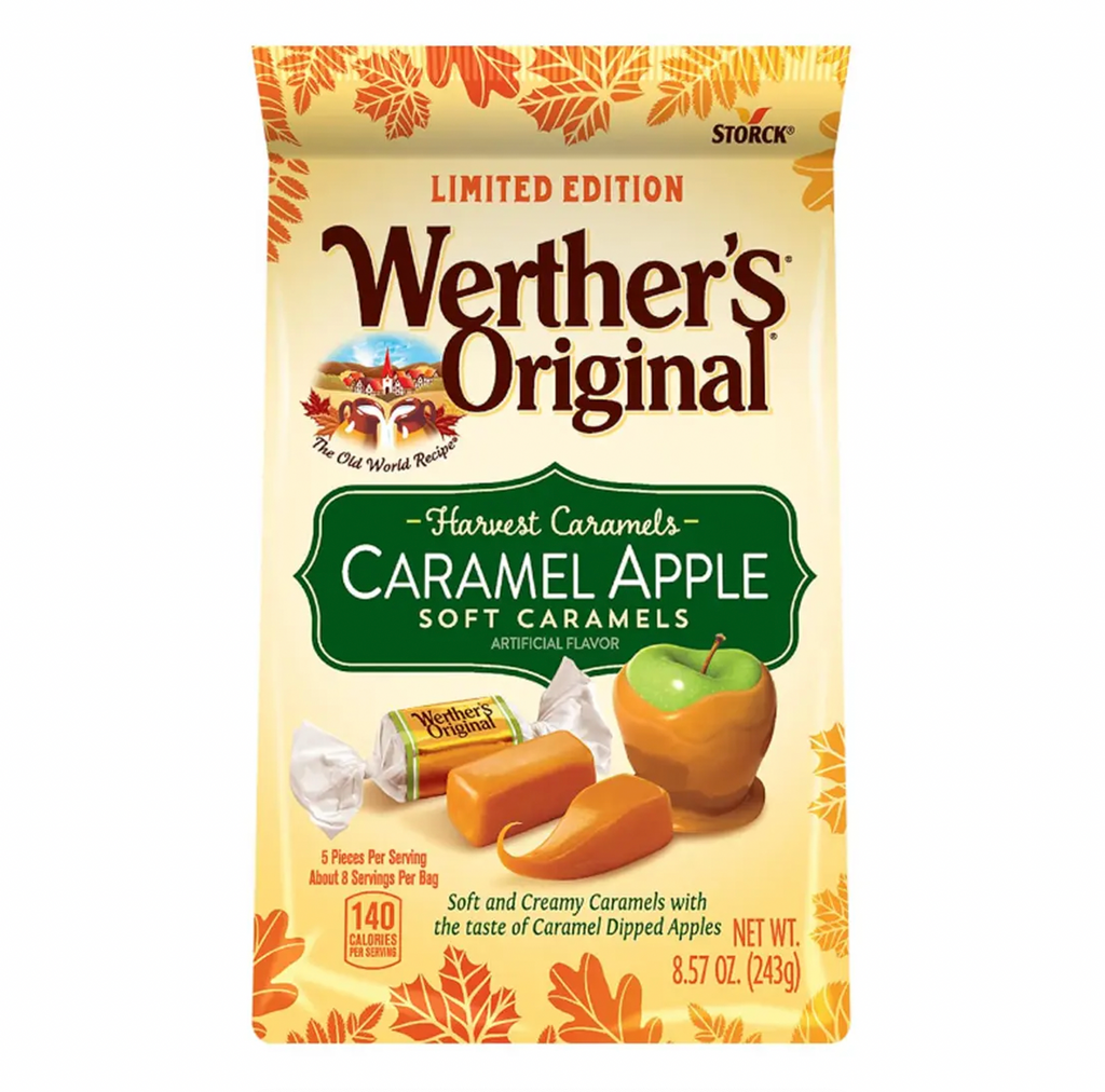 Werther's Original Caramel Apple Soft Caramels 243g - Sugar Box