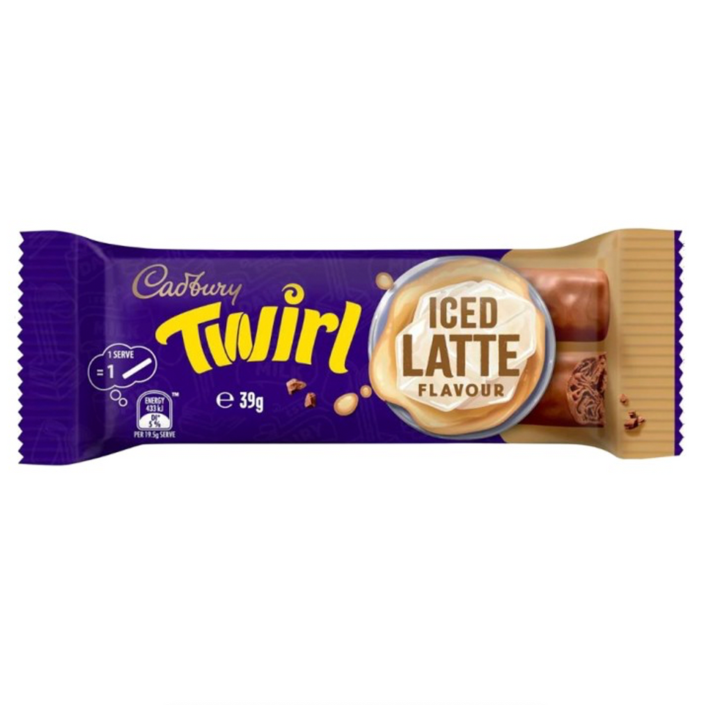 Cadbury Twirl Iced Latte Bar 39g (Australian) - Sugar Box