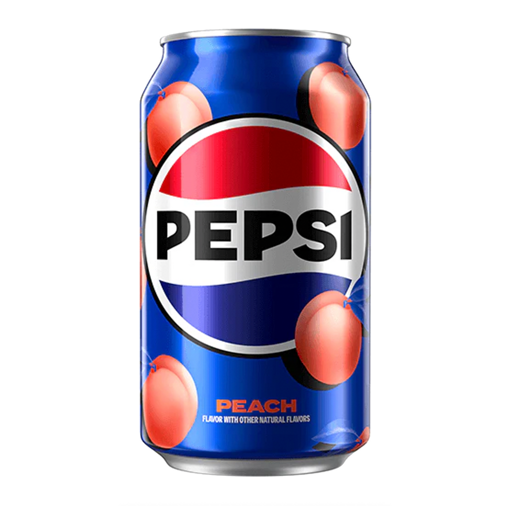 Pepsi Peach 355ml - Sugar Box