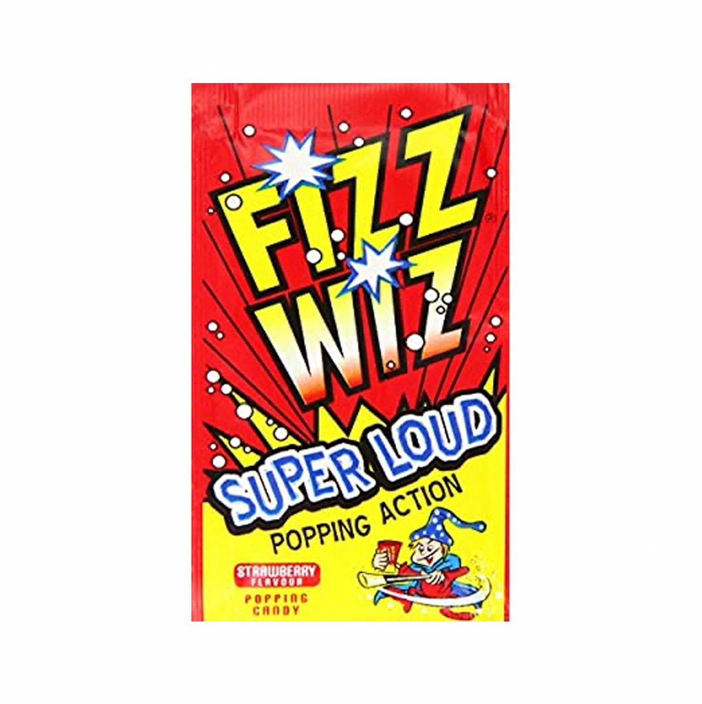 Fizz Wiz Popping Candy Strawberry - Sugar Box