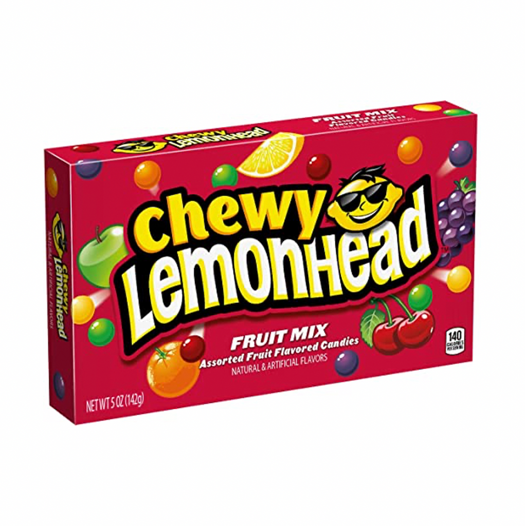 Lemonhead Chewy Fruit Mix Theatre Box 142g - Sugar Box
