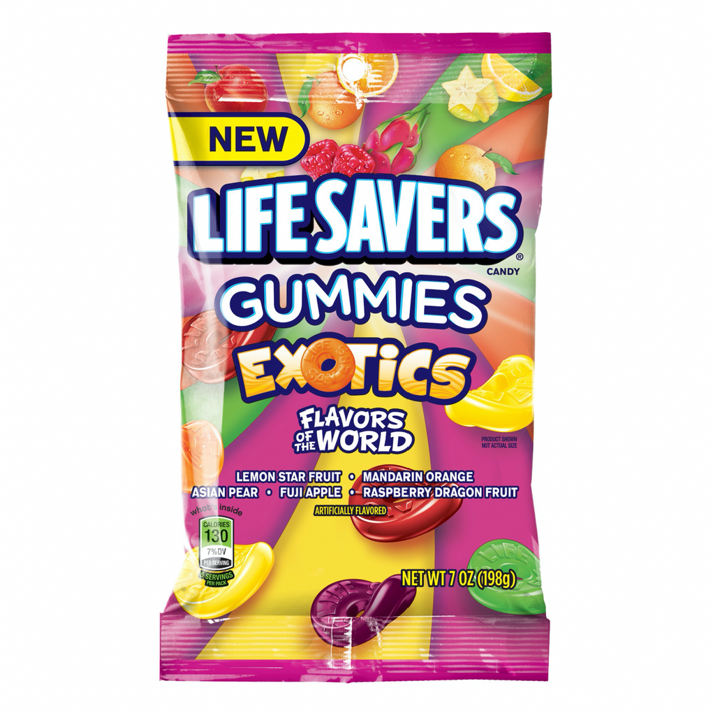 Lifesavers Gummies Exotics 198g - Sugar Box