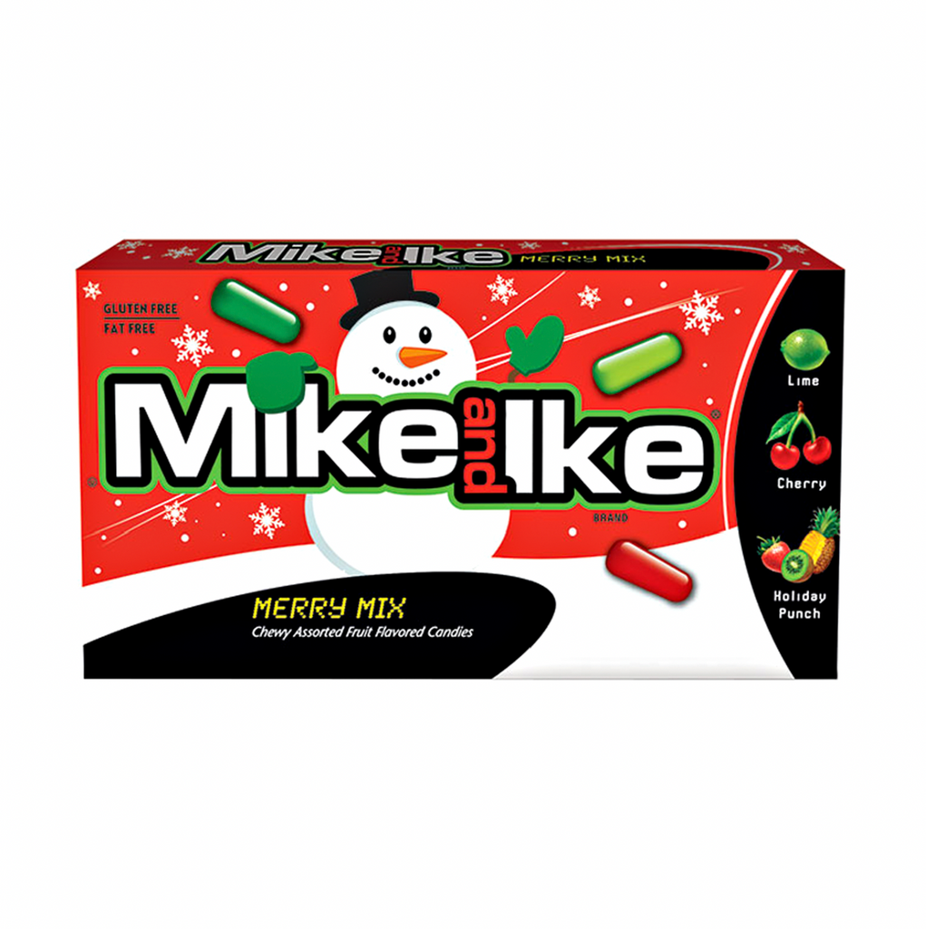 Mike and Ike Christmas Merry Mix Theatre Box 141g - Sugar Box