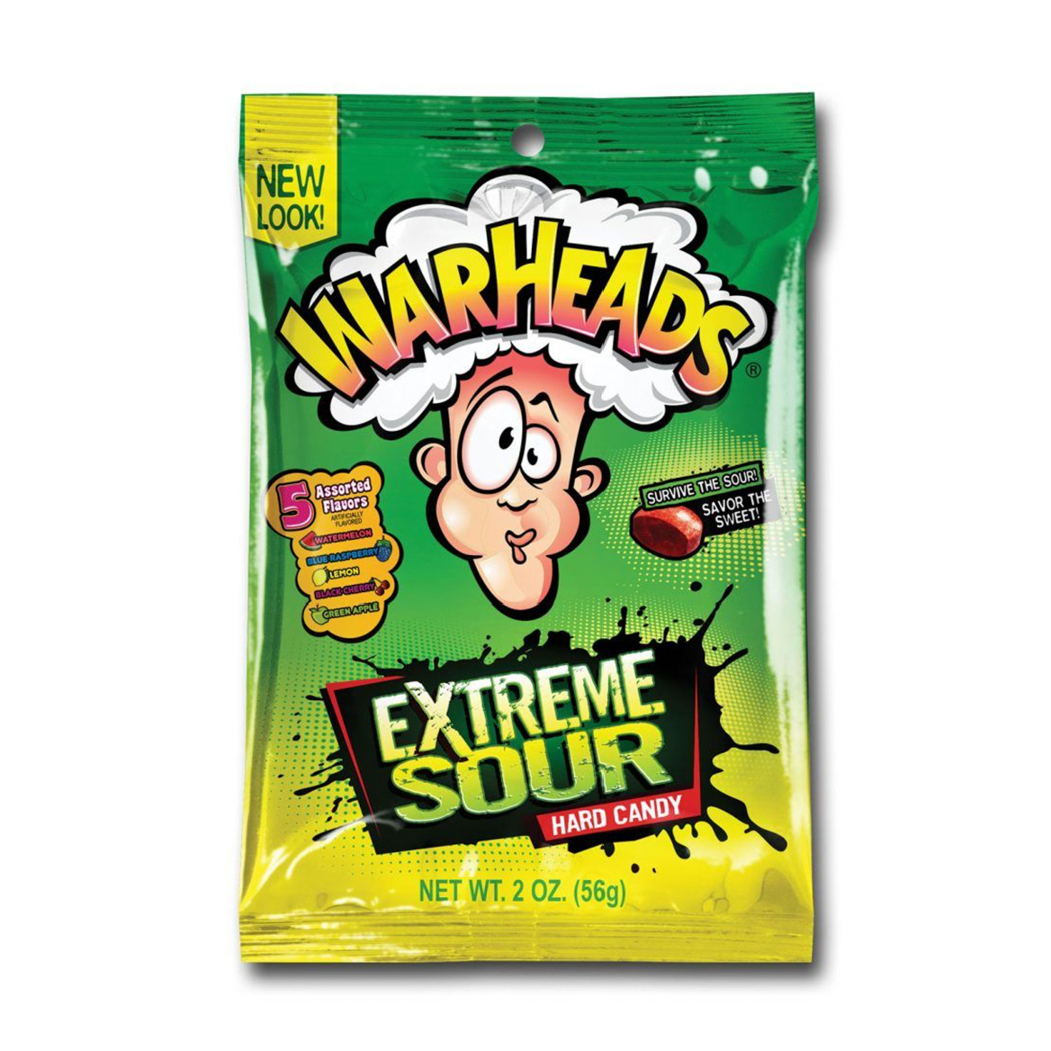 Warheads Extreme Sour 56g Sugar Box