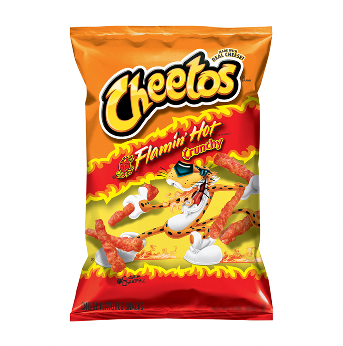 Cheetos Flamin Hot Crunchy 35.4g | Sugar Box