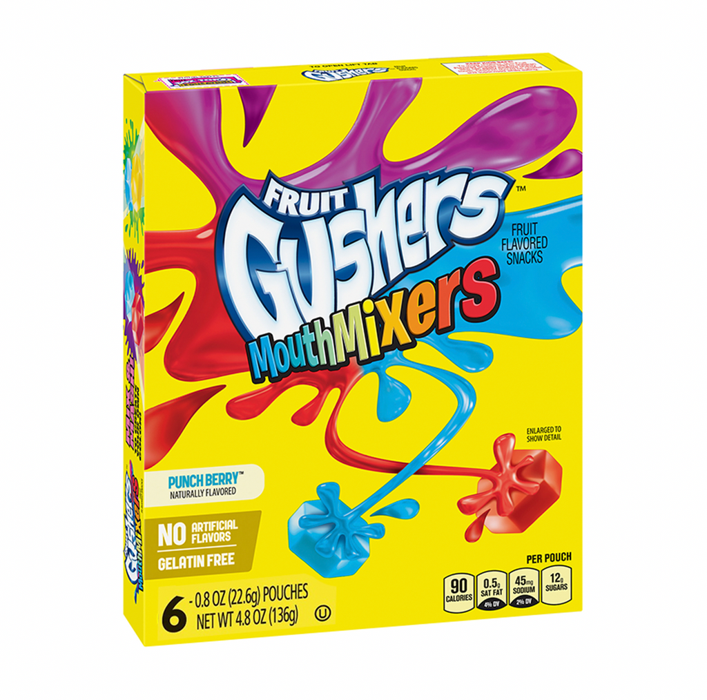 Fruit Gushers Mouth Mixers 153g - Sugar Box