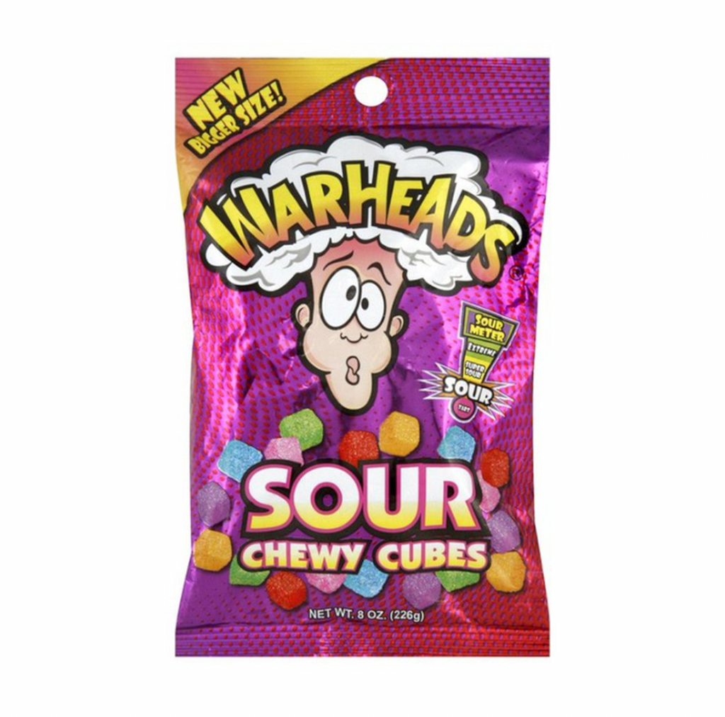 Warheads Chewy Cubes 226g - Sugar Box